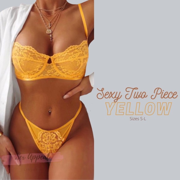 Sex Appeal Lingerie Other - Sexy Two Piece- Yellow